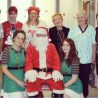 Santa and his elves at St Mark's Hospital